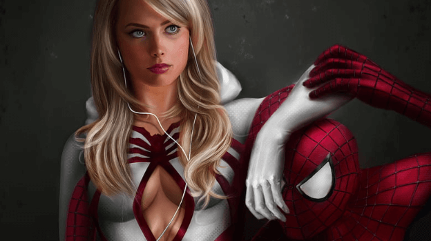 Fan Art:3pwb65ox8sw= Gwen Stacy Spider Verse